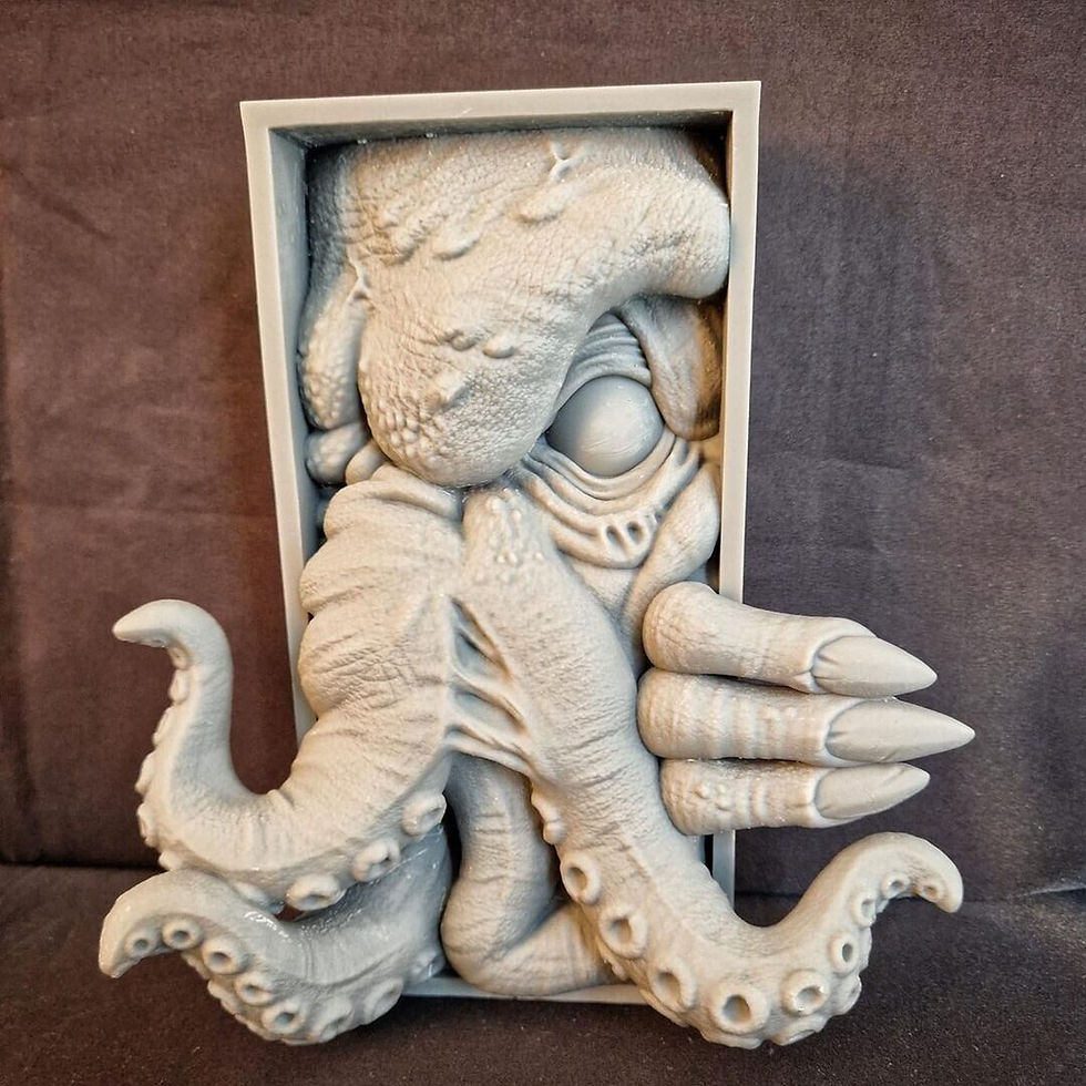 Thumbnail: Cultist - 1 x Unpainted Resin Book Nook Dress up your Bookcase - MoM
