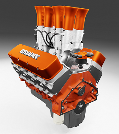 Miniature : Big Block Chev - Crower Injection - BRODIX - Disponible en différentes échelles - FB