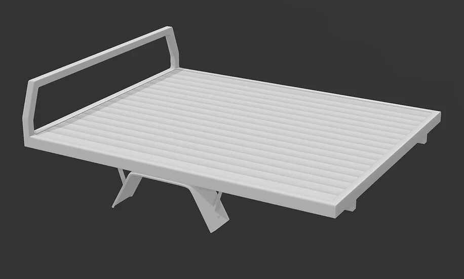 Miniaturbild: DDA Sandman Kastenwagen - HJ One Tonner, Chassis-Upgrade - 3D-Harz gedruckt - FB