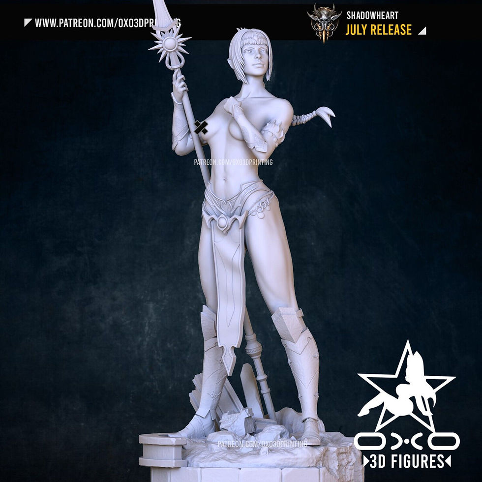 Thumbnail: Shadowheart Available -Standard + NSFW Unpainted 1/12 Resin Model Kit + Base OXO