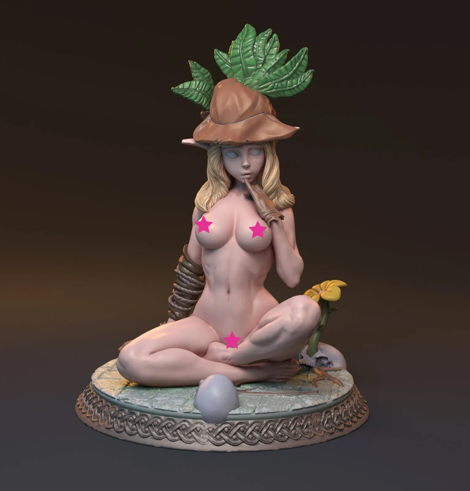 Muriel - NSFW - 1 x Large Scale 3D Resin Printed Model Kit and Base - 42S