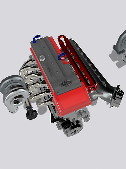 Thumbnail: MCS - Ford Barra Turbo Engine - Available in Various Scales - FB - MCS