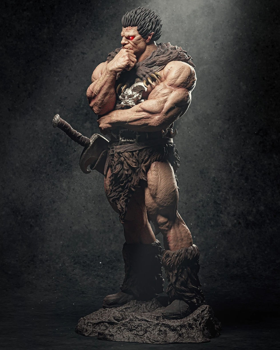 Miniaturbild: Zodd - 1 x Unpainted Large Scale 3D Resin Printed Model Kit and Base - CA3D