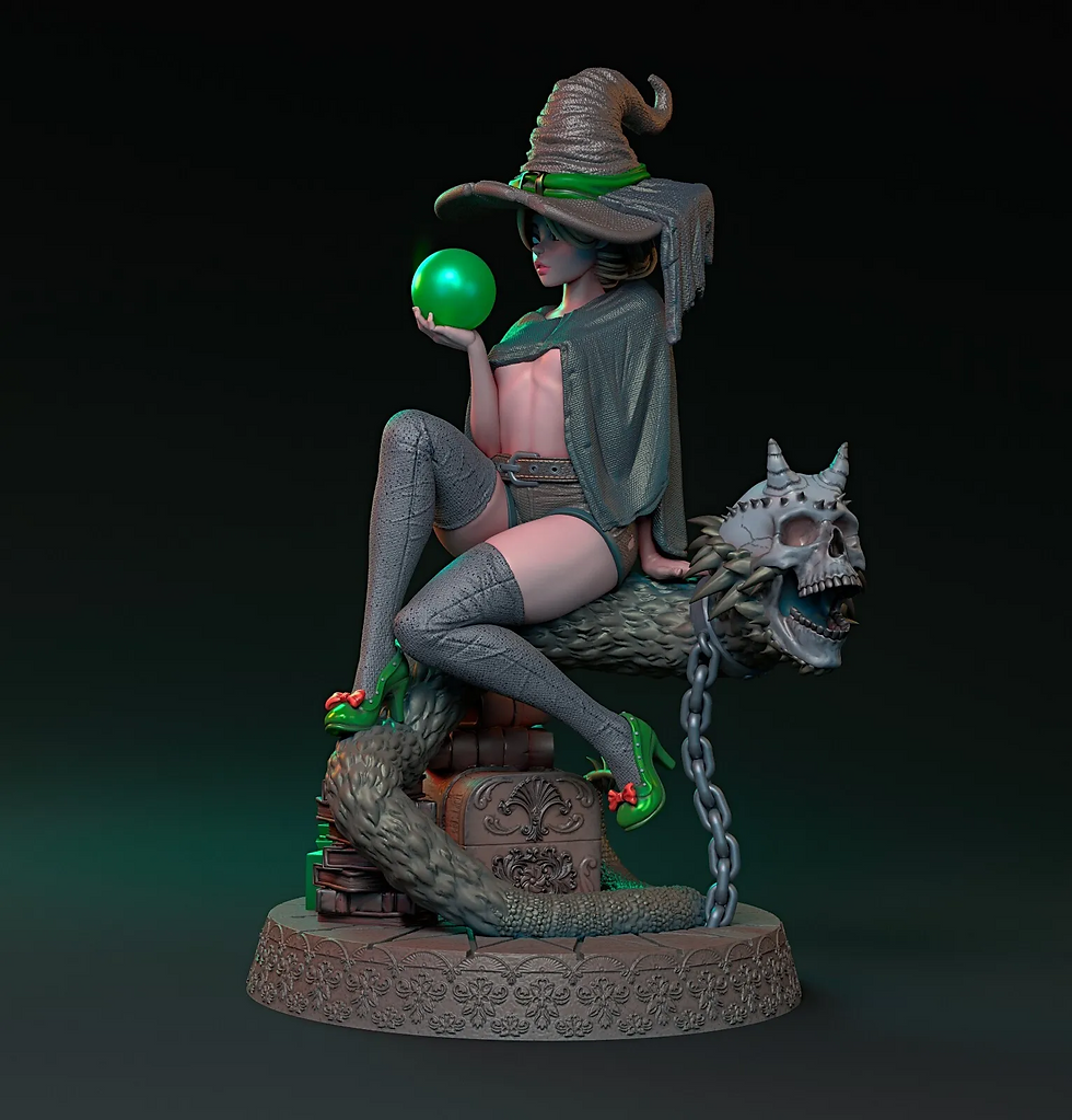 Thumbnail: Yaleena - 1 x Kit Model Resin 3D Skala Besar yang Tidak Dicat dan Basis - 42S