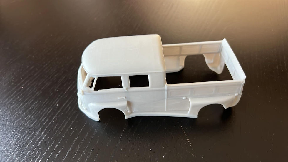 Thumbnail: Comhlacht Saincheaptha Volkswagen T1 Kombi Ute - I Scálaí Éagsúla - Priontáilte Roisín 3D - K3D