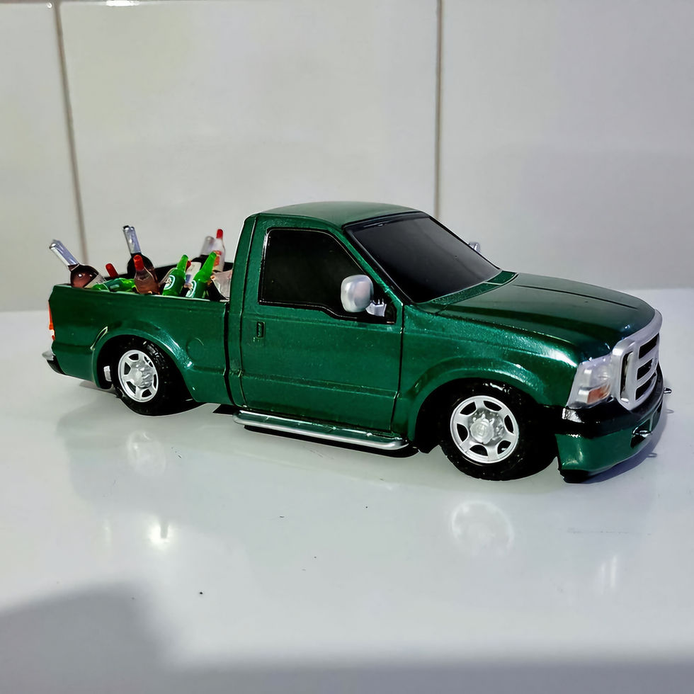 Thumbnail: Ford F 250 Pick-Up Ute - I Scálaí Éagsúla - Pacáiste Samhail Priontáilte Roisín 3D - K3D