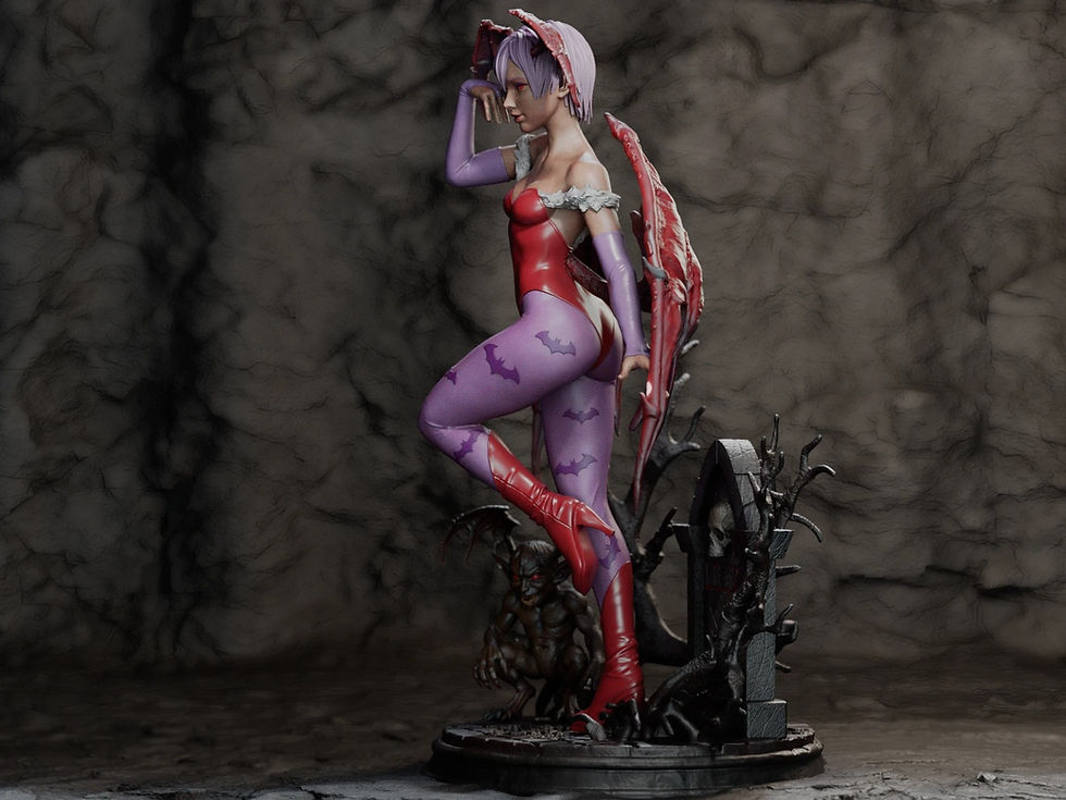 Miniaturbild: Lilith - 1 x Unpainted Large Scale 3D Resin Printed Model Kit and Base - CA3D