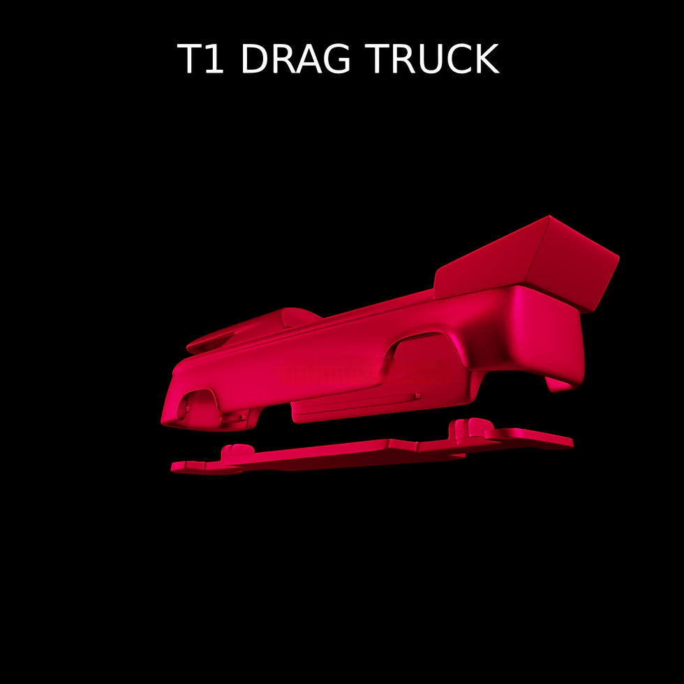 Miniaturbild: VW T1 Drag Truck Ute Pickup – verschiedene Maßstäbe – NUR Karosserie/Chassis aus 3D-Harz
