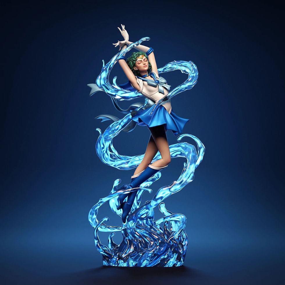 Miniaturbild: Mercury - 1 x Unpainted Large Scale 3D Resin Printed Model Kit and Base - CA3D