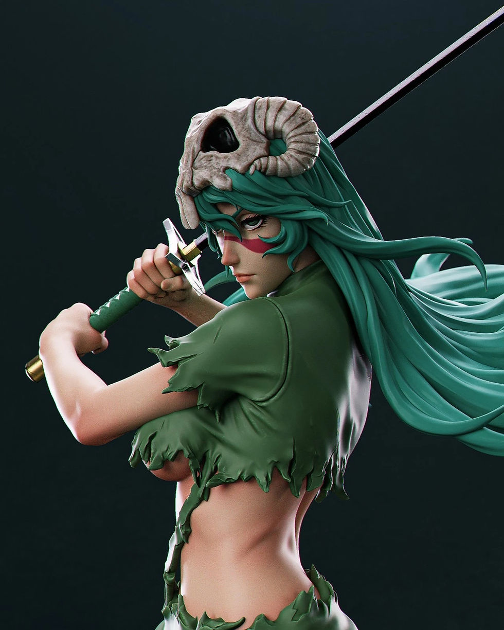 Miniatura: Nelliel - 1 x Unpainted Large Scale 3D Resin Printed Model Kit and Base - ca3d
