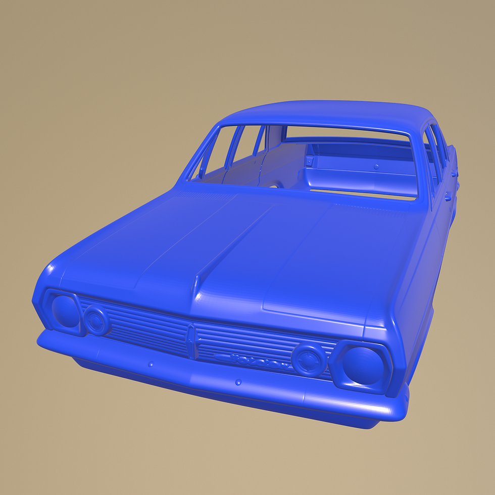 Thumbnail: Sedan Holden HR Premier 1967 - Kit Model Lengkap Cetakan Resin 3D C/H/B