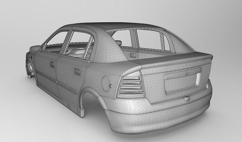 Thumbnail: 1998 Holden Astra - Opel - Corp GM - I Scálaí Éagsúla - Priontáilte Roisín 3D - K3D