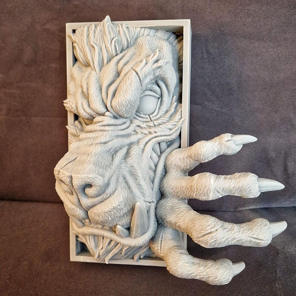 縮圖：狼人 - 1 x 未上漆树脂书角装扮你的书柜 - MoM