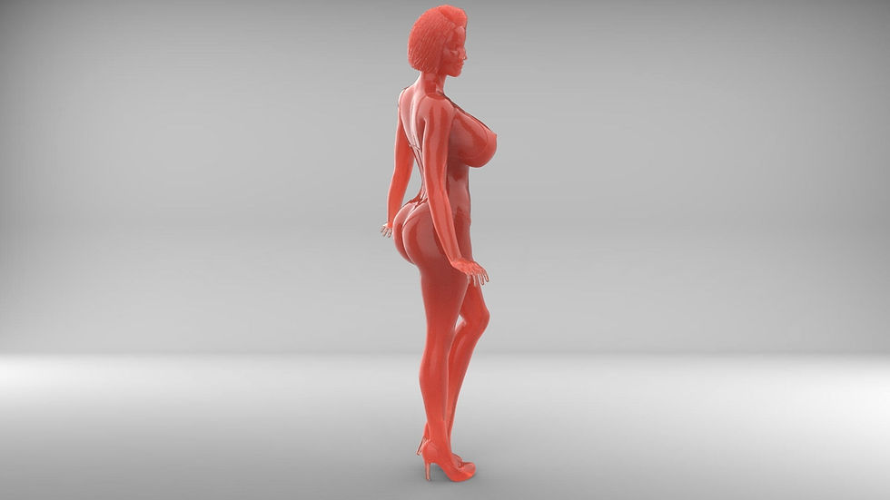 Thumbnail: Grid - Bikini Girl P3 dalam Berbagai Skala Model Cetak Resin 3D - 1 Buah