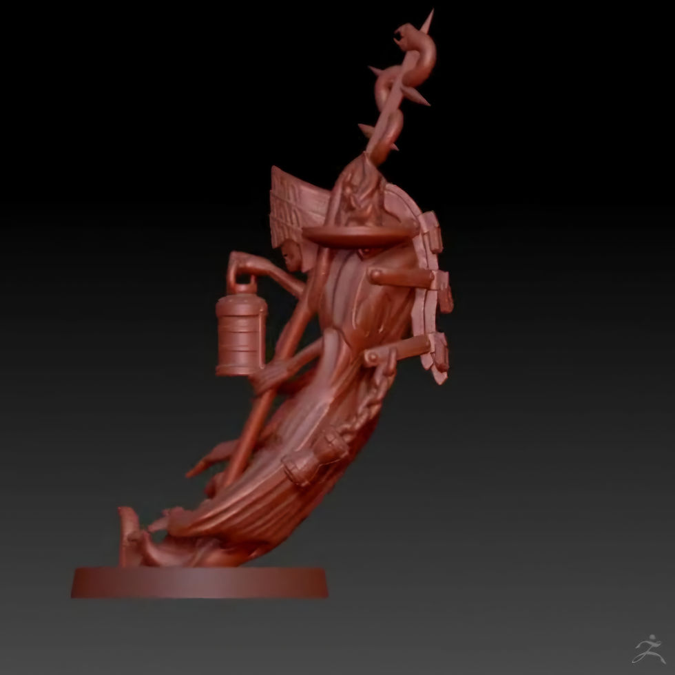 Miniatura: Sacerdote Hereje Fantasma de Trinchera - 1 x Kit de Modelo a Escala de Resina 3D Sin Pintar + Base - MI