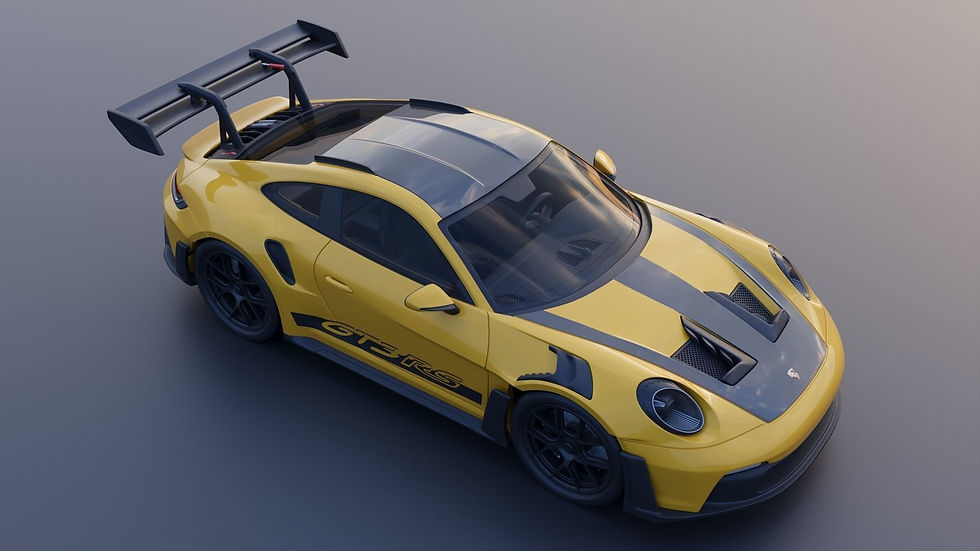 Miniature : Porsche 911 GT3 RS 992 - BK en conduite à droite ou à gauche - Kit modèle complet imprimé en 3D