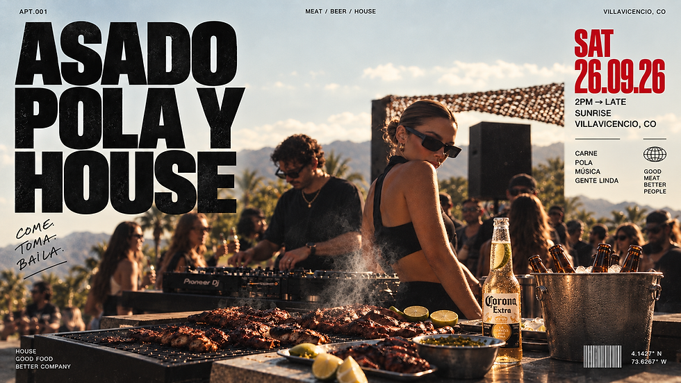 Asado, Pola y House