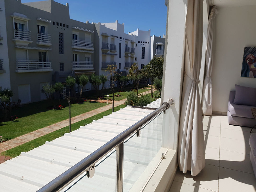 Thumbnail: DAR BOUAZZA - Très joli appartement 2 chambres meublé dans la résidence Melrose