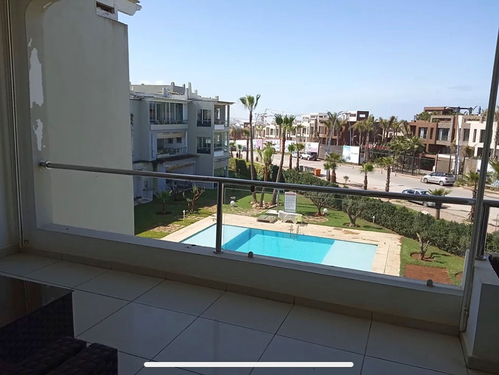 Miniature : DAR BOUAZZA - Appartement 2 chambres dans résidence avec 3 piscines