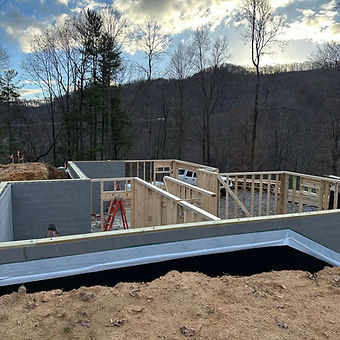New construction foundation