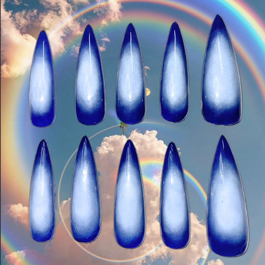 Blue ombre