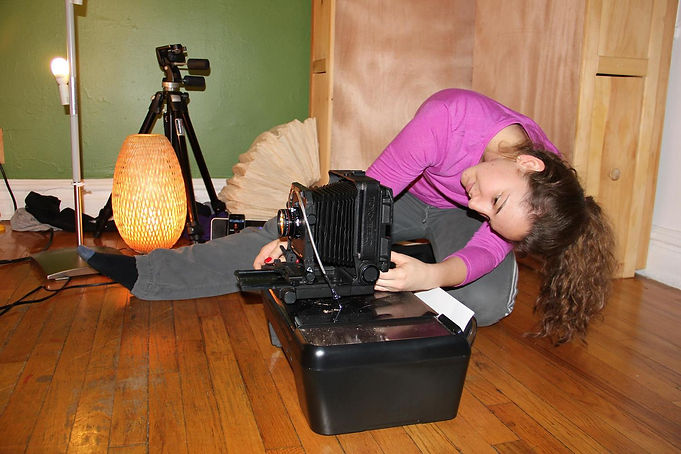 Kristina Zaidner Photography's First In-Home Studio - Shooting 4 x 5 / Large Format