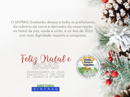 📌 Mensagem de Natal – SINTRAG Guatambu