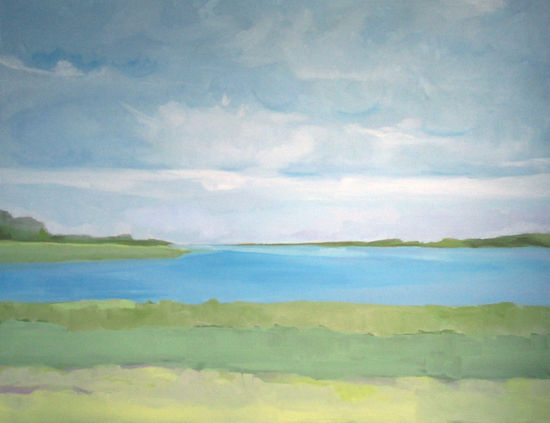 Bolinas, California landscape oil painting