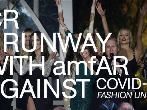CR Runway + amfAr contra el COVID-19