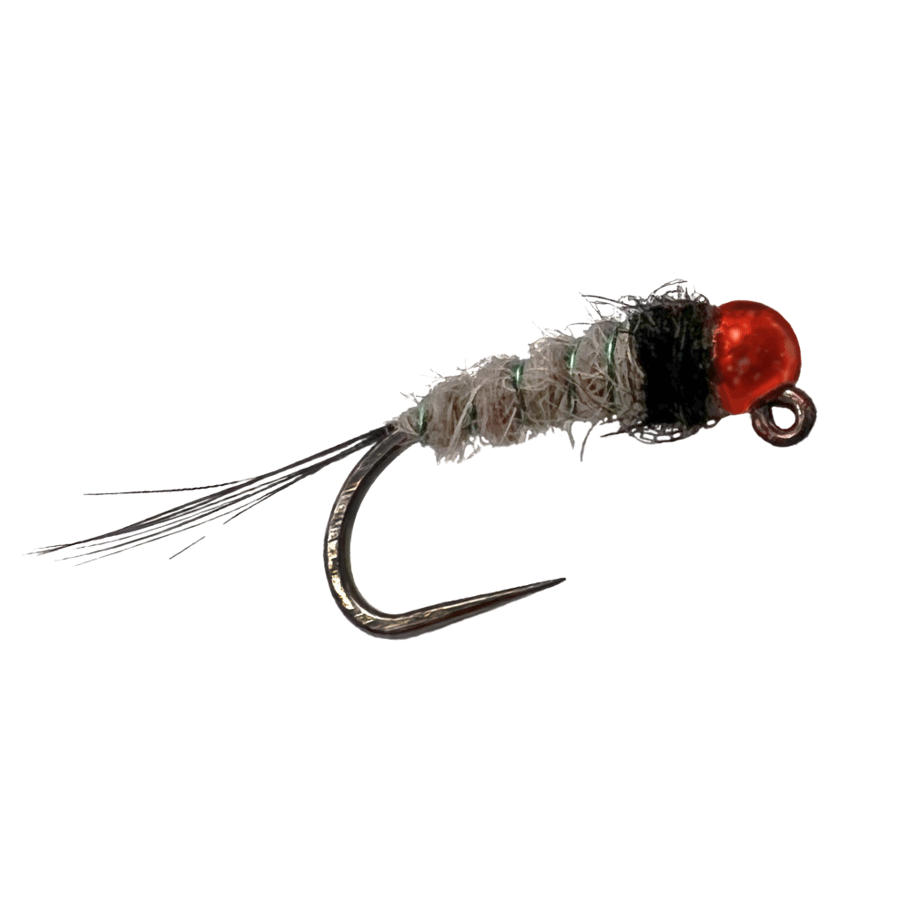 Frenchie Euro Nymph Fly - Red Headed Grey Squirel