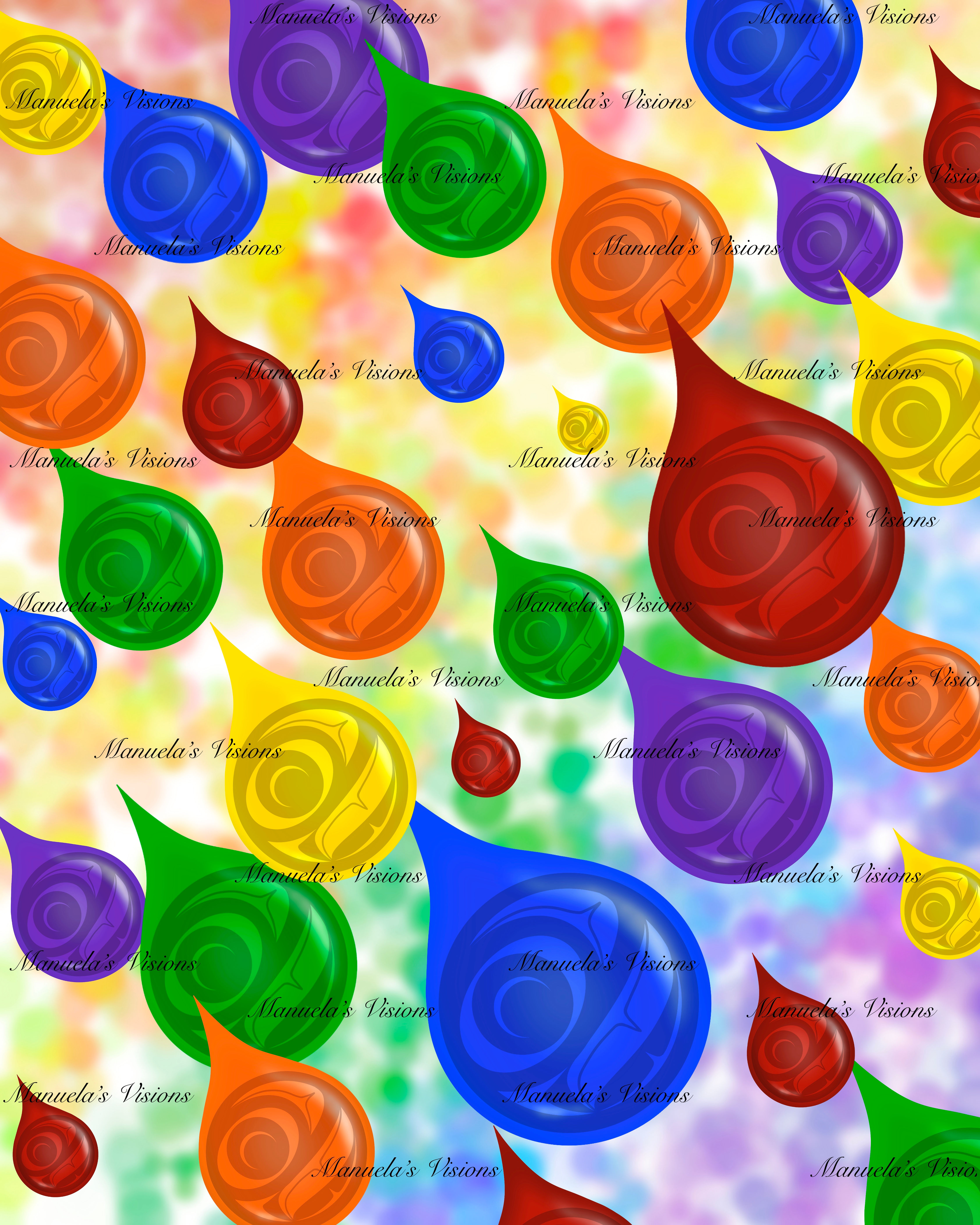 raining pride digital print