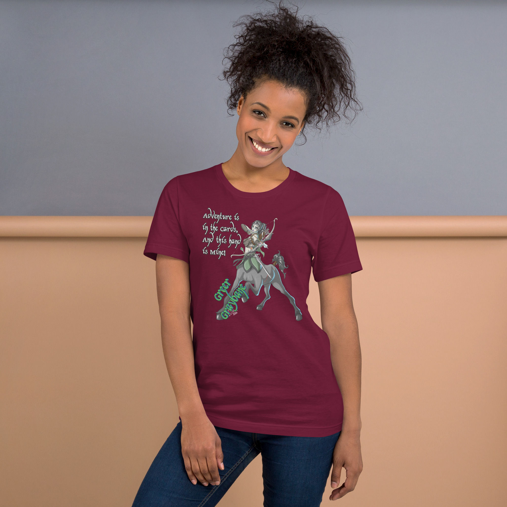 Greer Greybane - Adventure is in the Cards | Unisex t-shirt