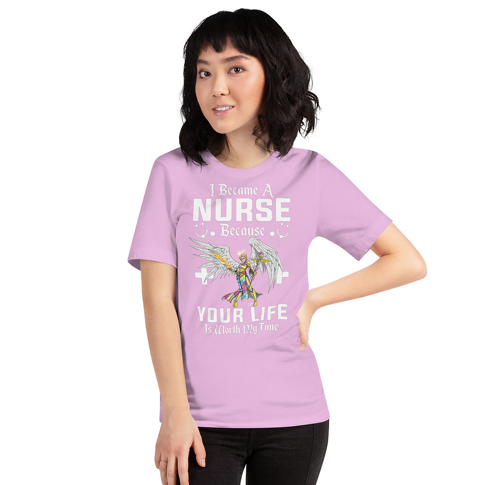 Thumbnail: Your Life is Worth My Time | Unisex t-shirt (Light & Bright)