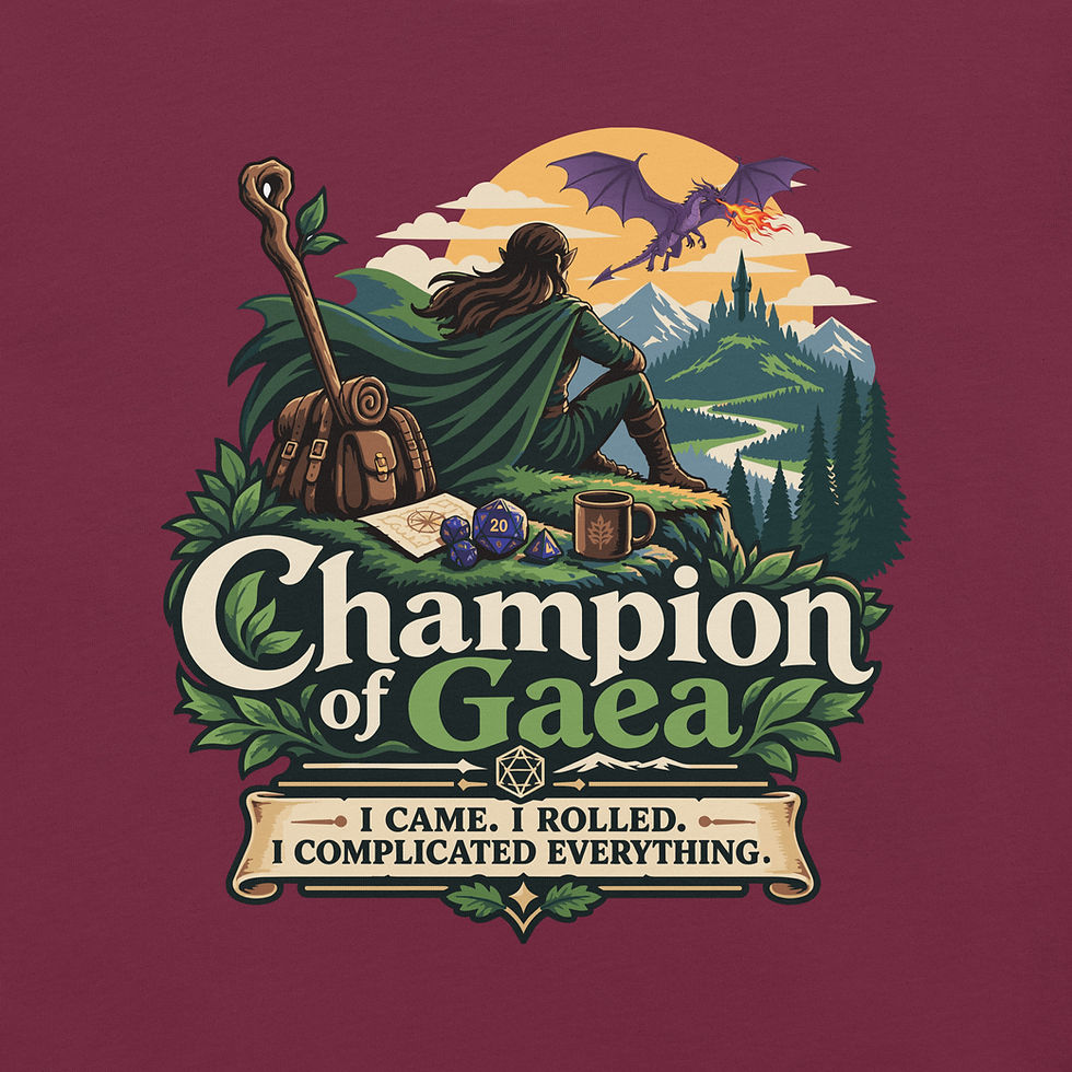 Thumbnail: Champion of Gaea - Came, Rolled, Complicated | Unisex t-shirt