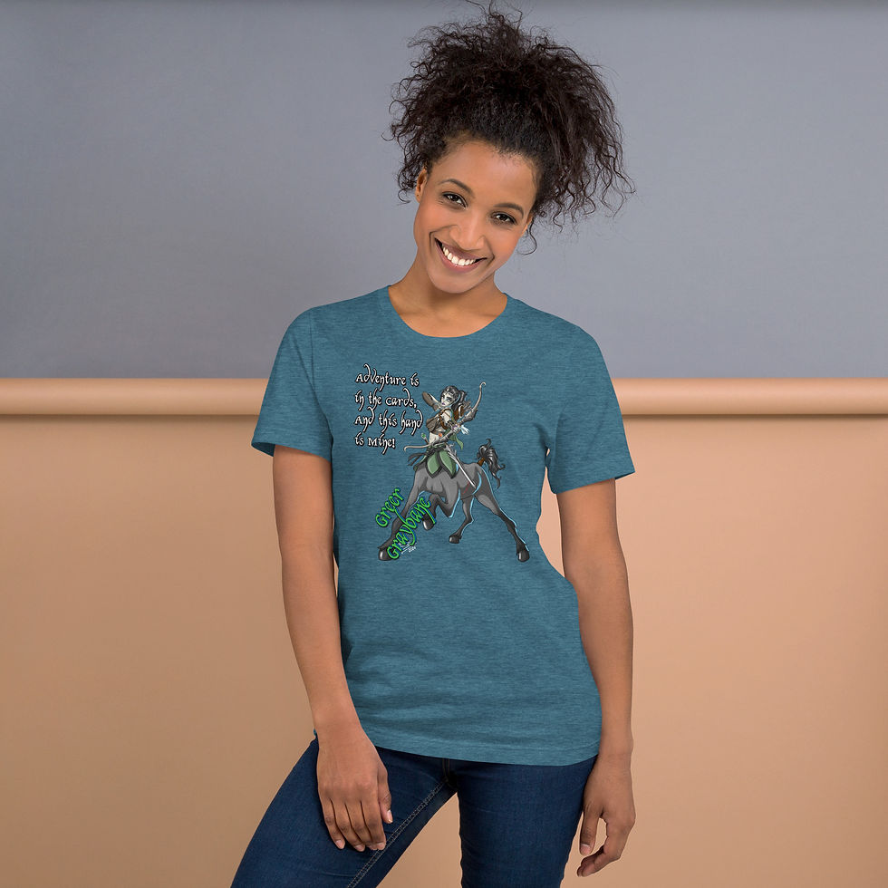 Thumbnail: Greer Greybane - Adventure is in the Cards | Unisex t-shirt