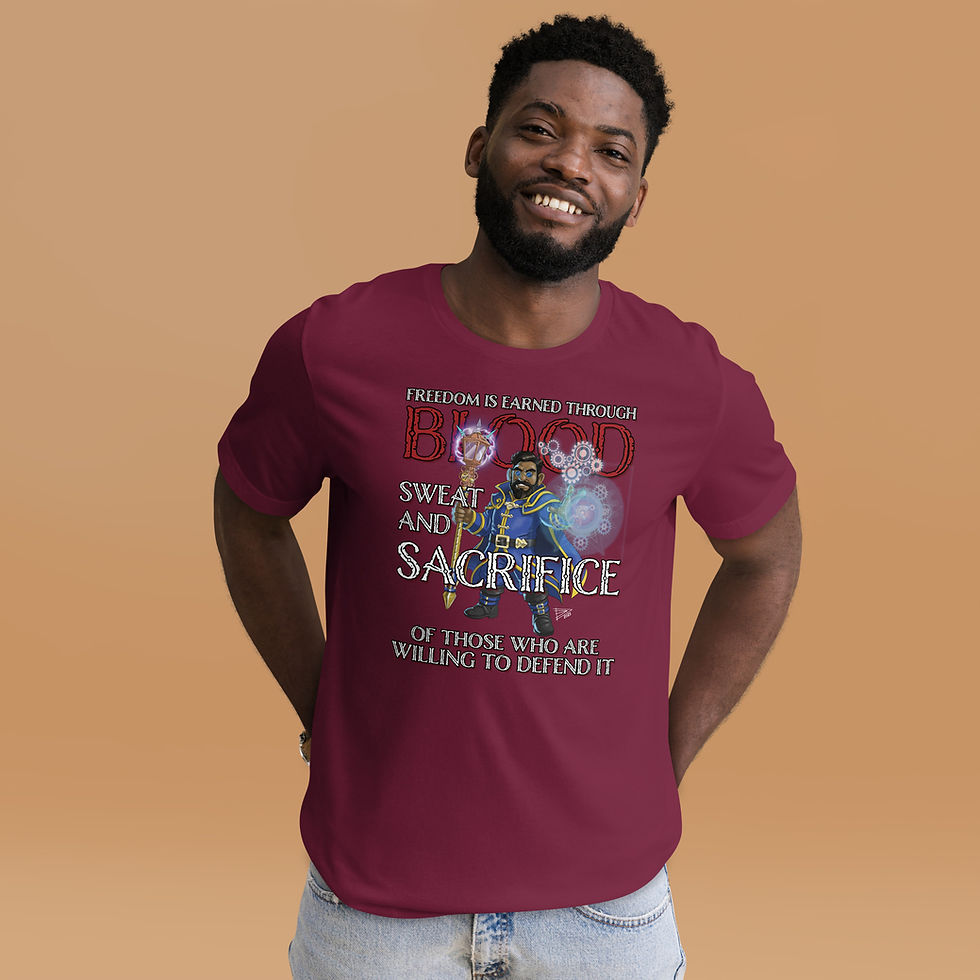 Thumbnail: The Nedro Joler T-Shirt | Blood, Sweat, and Sacrifice