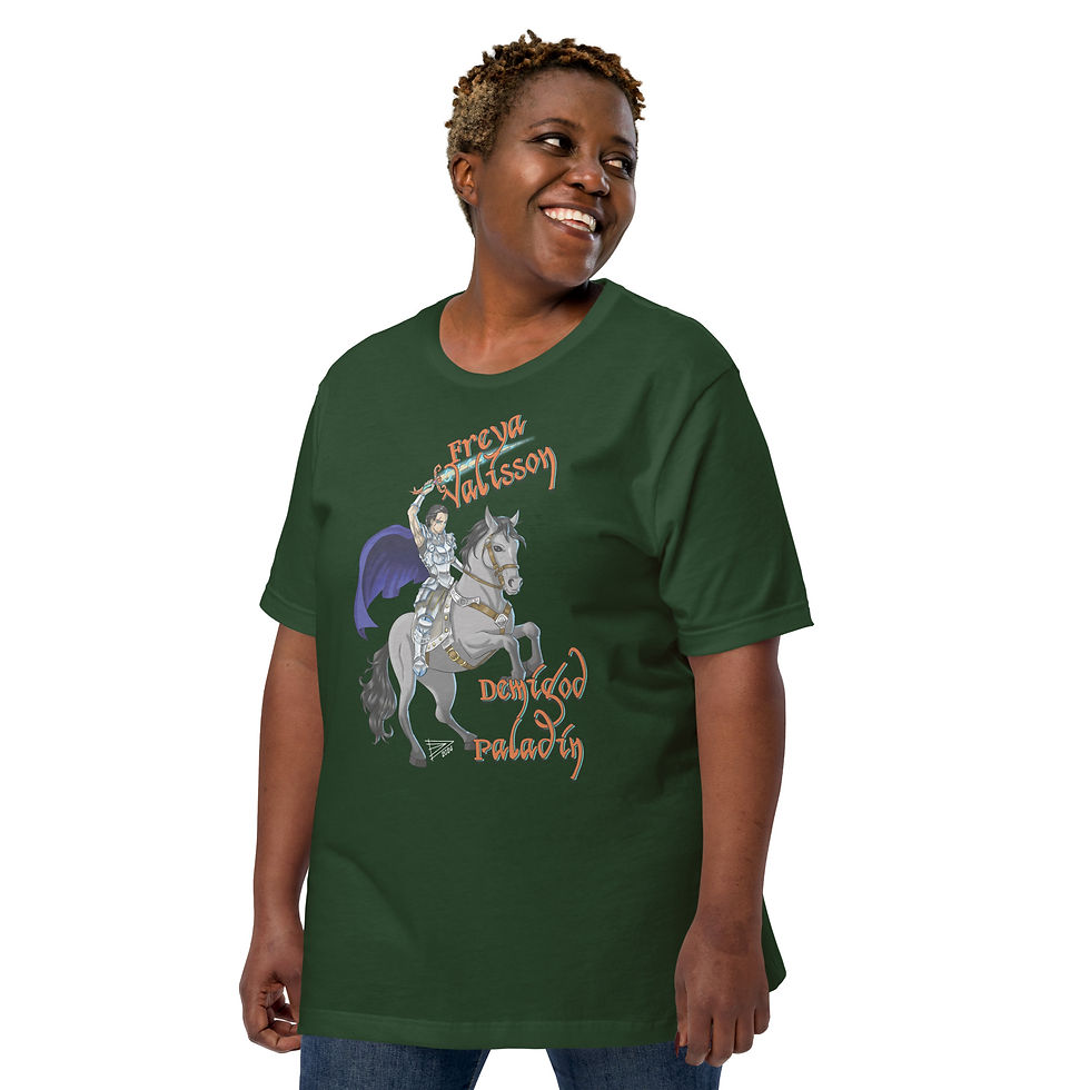 Thumbnail: Freya - Paladin | Unisex t-shirt