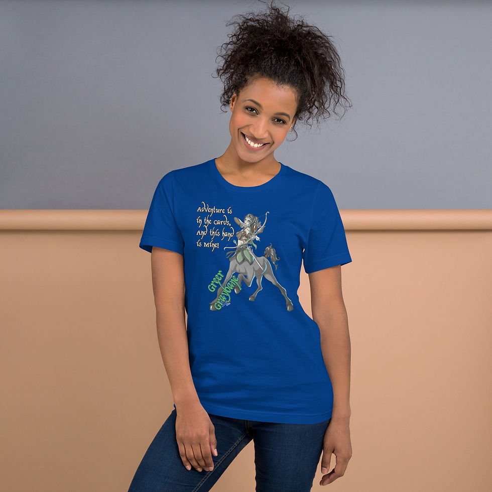 Thumbnail: Greer Greybane - Adventure is in the Cards | Unisex t-shirt