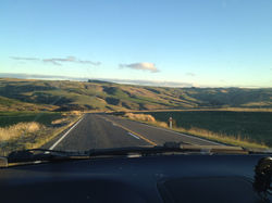 driving home from Central