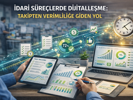 İdari Süreçlerde Dijitalleşme: Takipten Verimliliğe Giden Yol