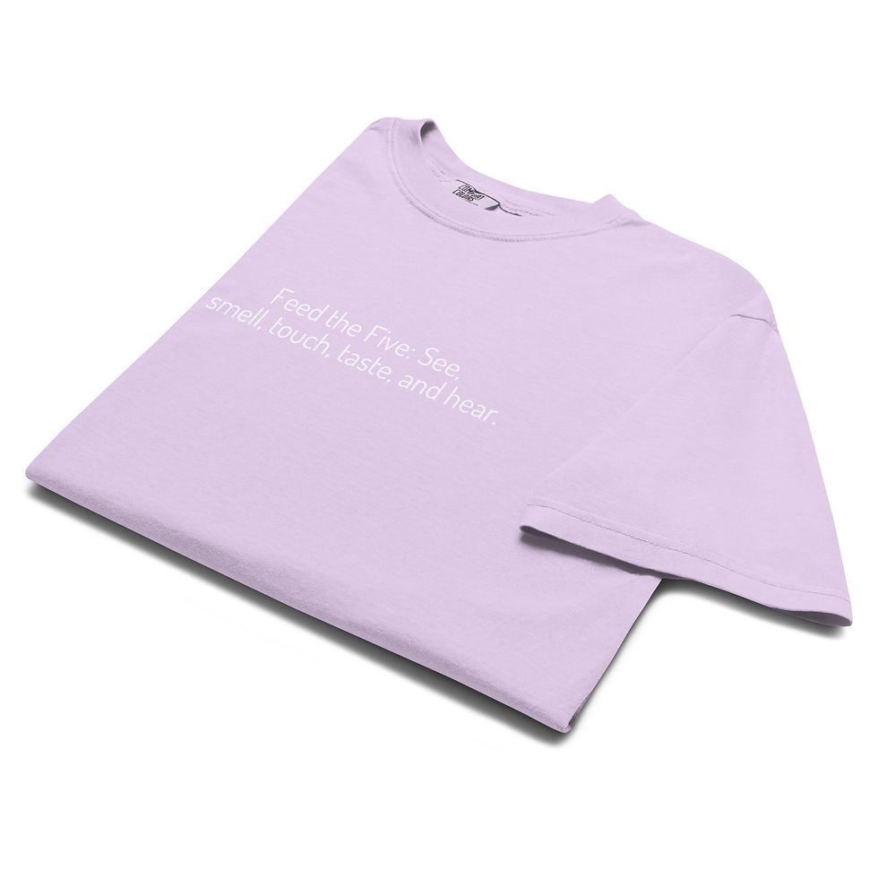 Thumbnail: Feed the Five: Unisex Garment-dyed Heavyweight 100% Cotton Soft T-shirt 