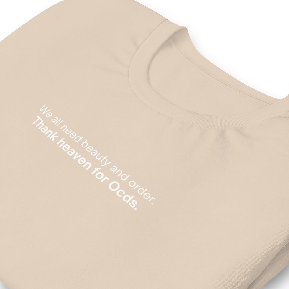 Thumbnail: Beauty and Order, OCD Quote Tee, 100% Cotton Soft Lightweight Unisex T-shirt