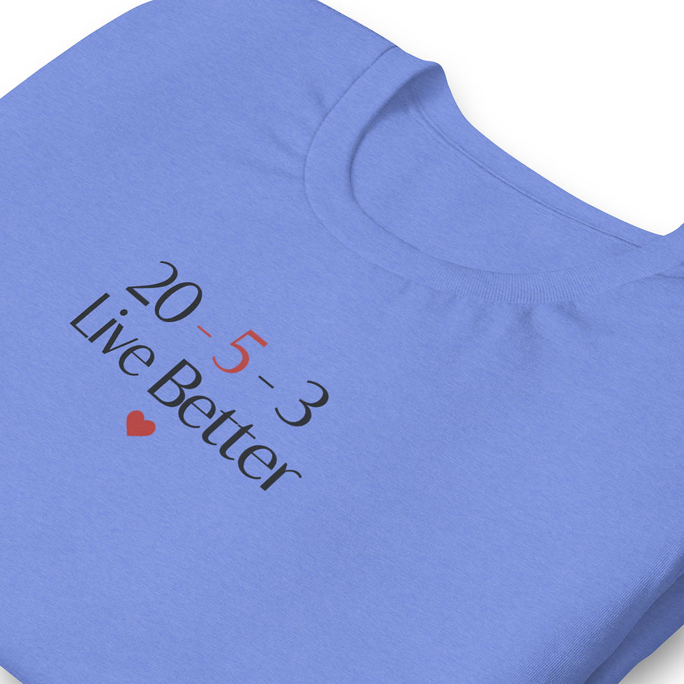 Thumbnail: 20-5-3 Live Better Quote Tee, 100% Cotton Lightweight Unisex T-shirt