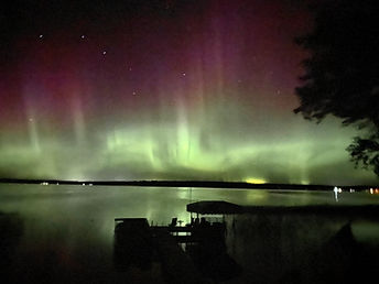 Northern Lights on Steamboat Lake Minnesota