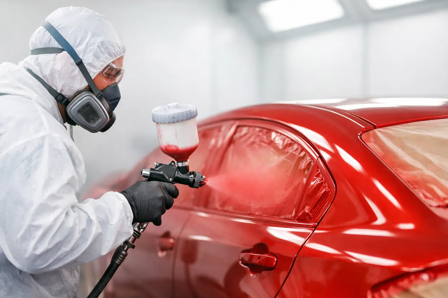 Spraying Single Stage Automotive Paint Right