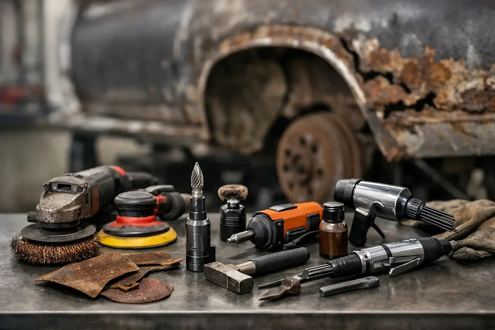 Rustibus 1600 Buffing Tools 12 Best Rust Repair Tools for Real Shop Work