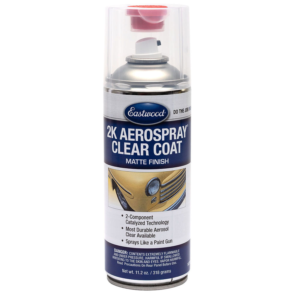 Miniature : Eastwood 2K aeroSpray spray paint matte clear  14792z