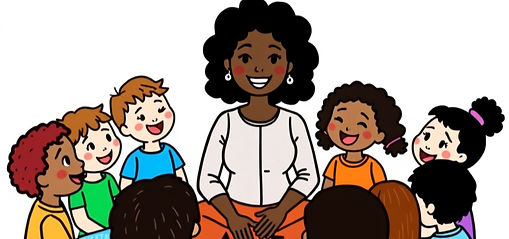 very simple child's drawing of a black f