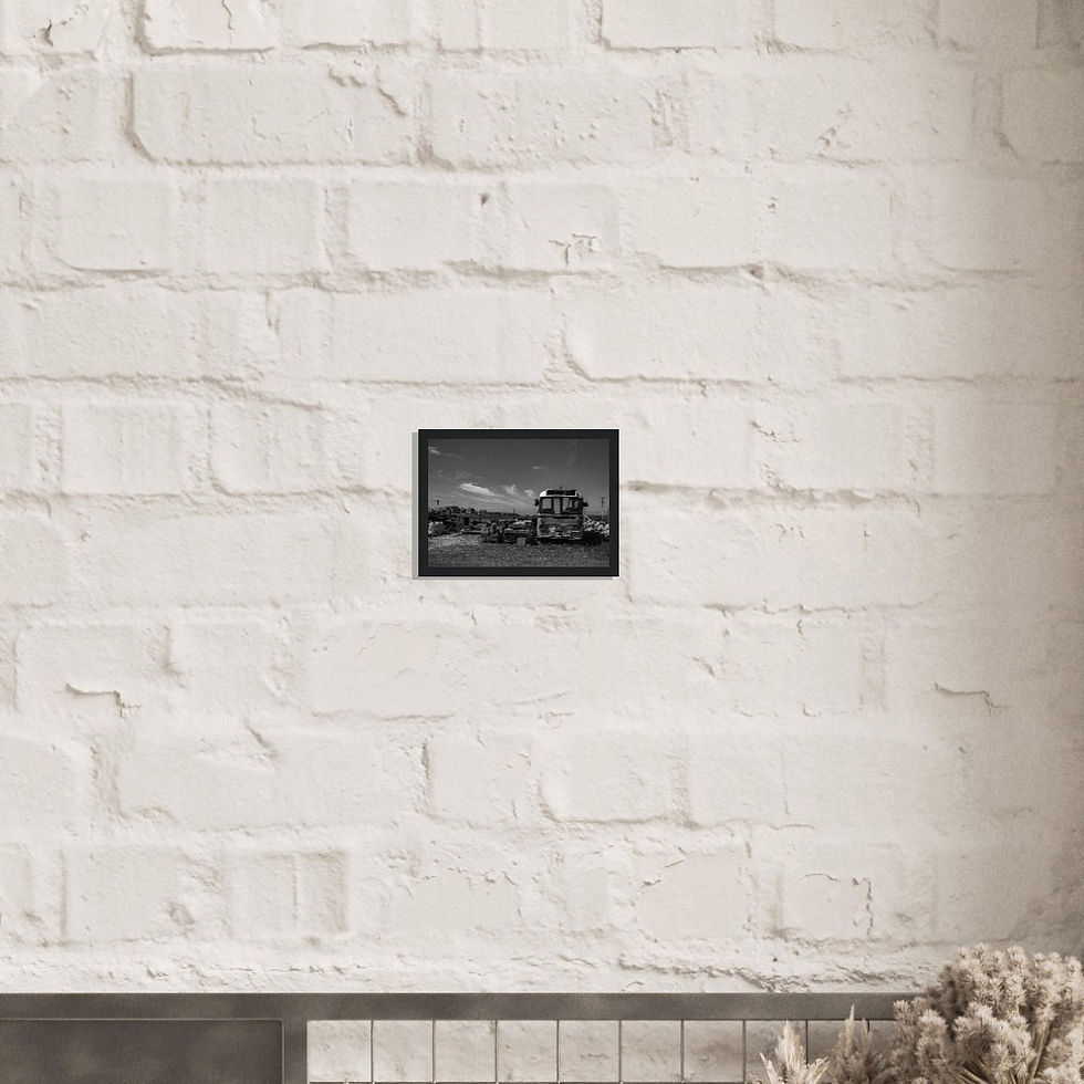 Thumbnail: The Old Bus | Premium Matte Paper Wooden Framed Poster