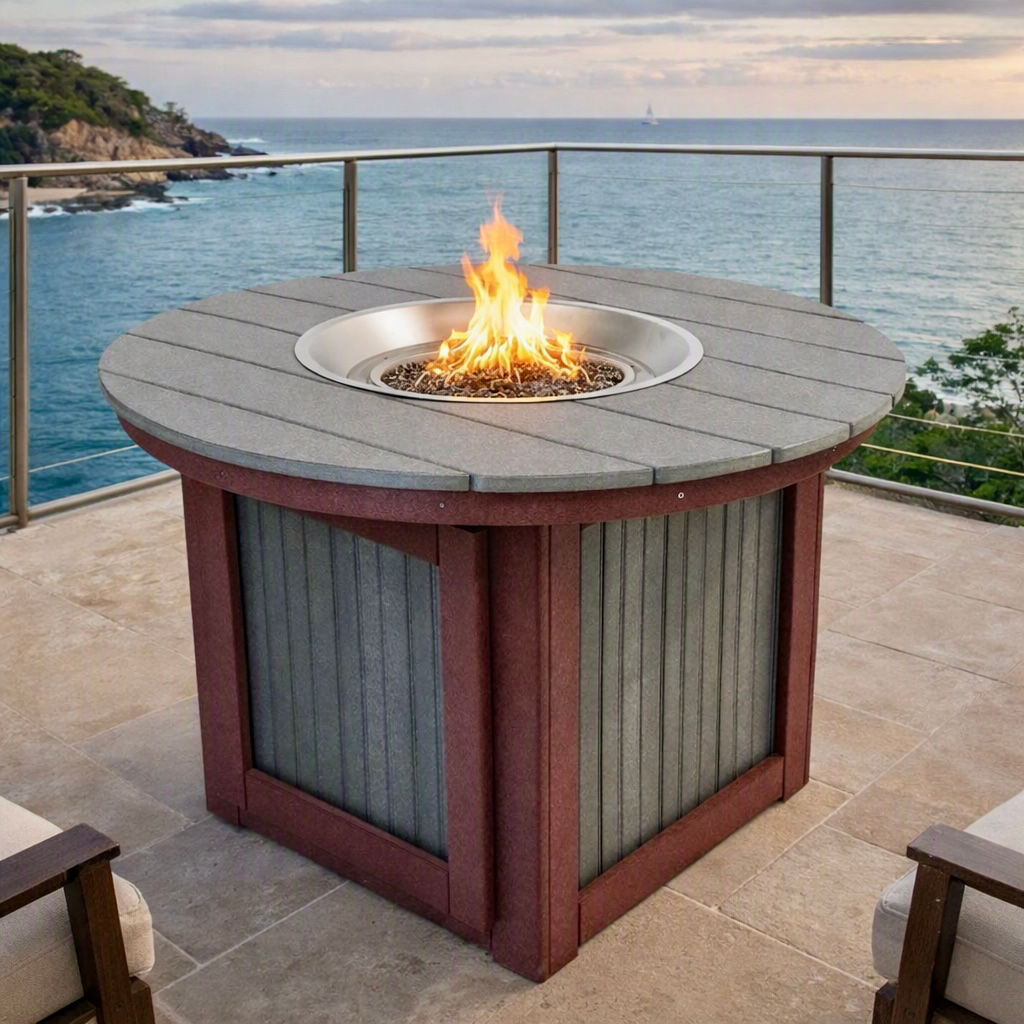 Round Fire Table